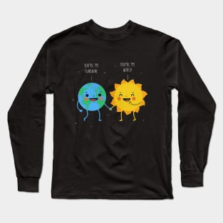 My world and sunshine Long Sleeve T-Shirt